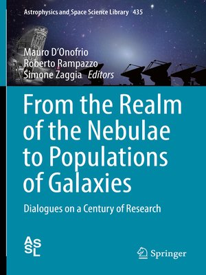 cover image of From the Realm of the Nebulae to Populations of Galaxies
